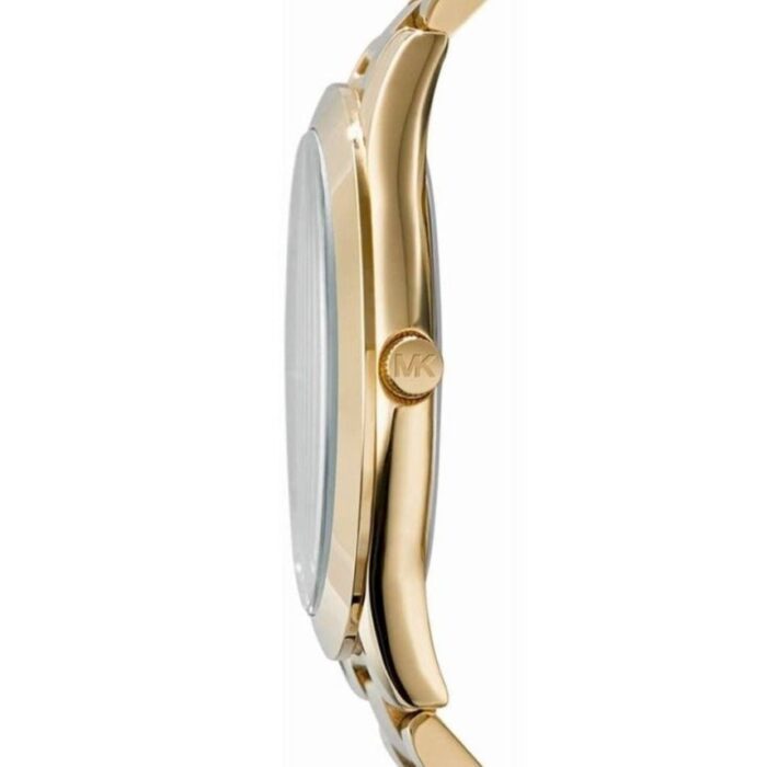 Michael Kors Ladies Slim Runway Gold Pink Watch - MK3264 - Image 2